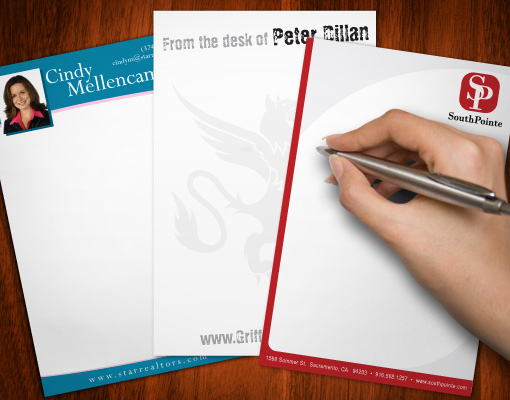 gestaltbares Briefpapier