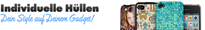 iPhone, iPad, iPod und Samsung Galaxy Hüllen